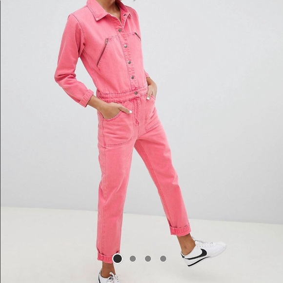 bubblegum pink jumpsuit